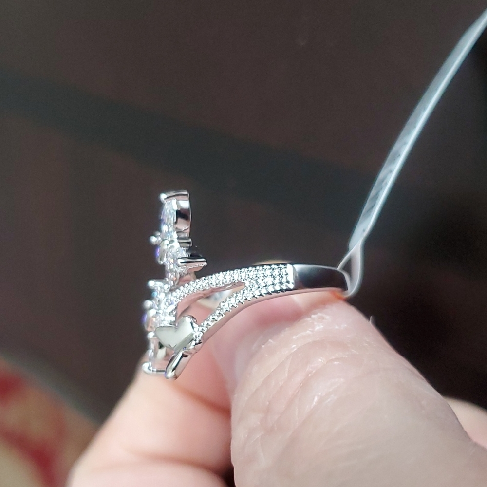 Simulated diamond ring - Picture 3 of 5